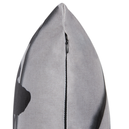 Beliani ORADEA - Decorative cushion - Gray - 45 x 45 cm - Velvet