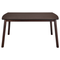 Beliani ELBA - Dining table - Dark wood color - 90 x 150 cm - MDF