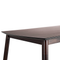 Beliani ELBA - Dining table - Dark wood color - 90 x 150 cm - MDF
