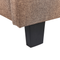 Beliani ROCHELLE - Double bed - Brown - 180 x 200 cm - Polyester