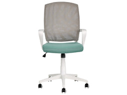 Beliani BONNY - Office chair - Gray/Blue - Polyester