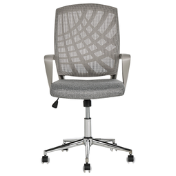 Beliani BONNY - Office chair - Gray - Polyester