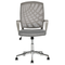 Beliani BONNY - Office chair - Gray - Polyester