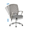 Beliani BONNY - Office chair - Gray - Polyester