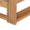 Beliani TIMOR II - Lounge set for 4 - Light wood color - Acacia wood