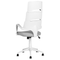 Beliani GRANDIOSE - Office chair - Gray - Polyester