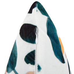 Beliani KNAUTIA - Decorative cushion - White - 45 x 45 cm - Velvet