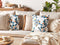 Beliani KNAUTIA - Decorative cushion set of 2 - White - 45 x 45 cm - Velvet