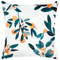 Beliani KNAUTIA - Decorative cushion set of 2 - White - 45 x 45 cm - Velvet