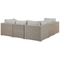 Beliani CONTARE - Lounge set for 6 - Gray - PE rattan