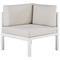 Beliani BORELLO - Lounge set for 4 - White/Brown - Aluminum