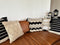 Beliani HYDRANGEA - Decorative cushion - Black - 45 x 45 cm - Cotton
