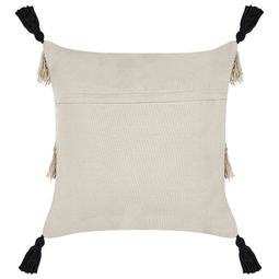 Beliani HYDRANGEA - Decorative cushion - Black - 45 x 45 cm - Cotton