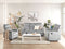 Beliani VERDAL - Living room set - Gray - Velvet
