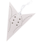 Beliani MOTTI - Deco figure - 45 cm - Glitter White - Paper