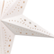 Beliani MOTTI - Deco figure - 45 cm - Glitter White - Paper