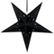Beliani MOTTI - Deco figure - 45 cm - Glitter Black - Paper