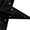Beliani MOTTI - Deco figure - 45 cm - Glitter Black - Paper