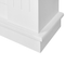 Beliani TUMARE - Schoorsteenmantel - Wit - MDF