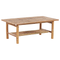 Beliani RICCIONE - Lounge set for 4 - Light wood color - Bamboo wood