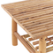 Beliani RICCIONE - Lounge set for 4 - Light wood color - Bamboo wood