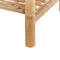 Beliani RICCIONE - Lounge set for 4 - Light wood color - Bamboo wood