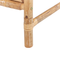 Beliani RICCIONE - Lounge set for 4 - Light wood color - Bamboo wood