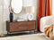 Beliani OKLAND - Sideboard - Black - Fiberboard