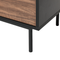 Beliani OKLAND - Sideboard - Black - Fiberboard