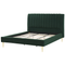 Beliani MARVILLE - Double bed - Green - 180 x 200 cm - Velvet