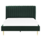 Beliani MARVILLE - Double bed - Green - 180 x 200 cm - Velvet