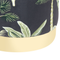 Beliani WRILEY - Pouf - Black - 38 cm - Velvet