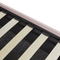 Beliani VINCENNES - Bed with storage space - Pink - 180 x 200 cm - Velvet