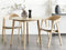 Beliani YUBA - Dining room chair set of 2 - Light gray - Polyester