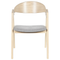Beliani YUBA - Dining room chair set of 2 - Light gray - Polyester