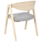 Beliani YUBA - Dining room chair set of 2 - Light gray - Polyester