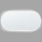 Beliani CHATEAUROUX - LED mirror - Silver - Glass