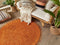 Beliani HALFETI - Rug - Orange - 140 x 140 cm - Cotton