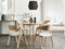 Beliani SANDY - Round dining table - Light wood color - 90 cm - MDF