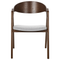 Beliani YUBA - Dining room chair set of 2 - Gray - Polyester