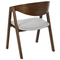 Beliani YUBA - Dining room chair set of 2 - Gray - Polyester