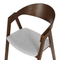 Beliani YUBA - Dining room chair set of 2 - Gray - Polyester