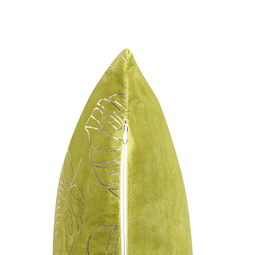 Beliani MONSTERA - Decorative cushion set of 2 - Green - 45 x 45 cm - Velvet
