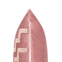 Beliani BAHIA - Decorative cushion set of 2 - Pink - 45 x 45 cm - Velvet