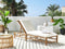 Beliani LIGURE - Lounger - Light wood color - Bamboo wood