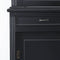 Sideboard Provence - 150x50x220 - Black/white - Pine/glass