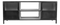TV Cabinet Bronx - 130x40x55 - Gray/white - Metal