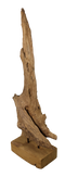 Decoration on foot Erosi - 80 cm - teak