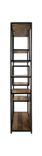 Open shelving unit Levels - 78x35x178 - Natural/black - Mango wood/metal