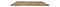 Rectangular table top - 200x100x4 - Natural - Teak